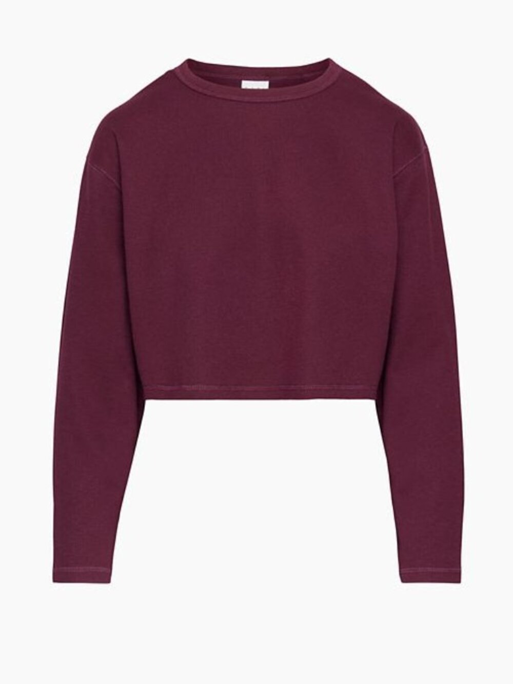 NWT Aritzia Sunday Best Baby Waffle Long Sleeve - Marooned Red (Size XS)